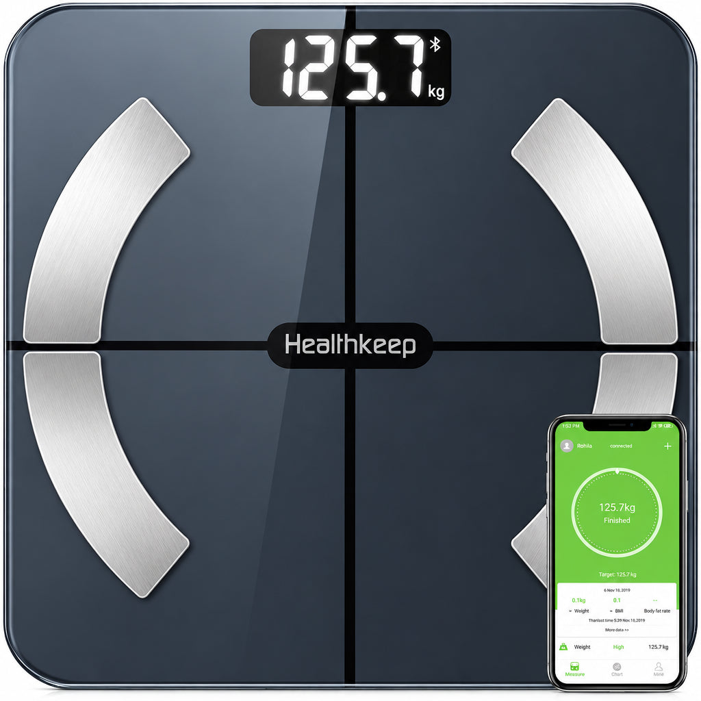 Healthkeep FG263LB Bathroom Scale Black